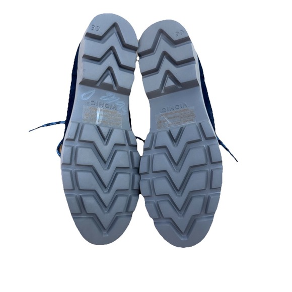 Vionic Women's Blue Suede Lace Up Shoes Ballari Navy Size 8.5 - Picture 2 of 5